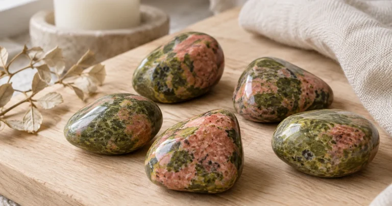 Unakite : signification, vertus en lithothérapie et utilisation